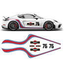 Curved Martini Decals set, for Cayman