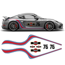 Curved Martini Decals set, for Cayman