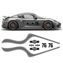 Curved Martini Decals set, for Cayman