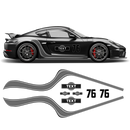 Curved Martini Decals set, for Cayman