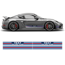 Martini Style Pin Up Girl Racing stripes, for Porsche Cayman / Boxster