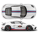 Martini Style Racing stripes set, for Cayman / Boxster