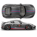 Martini Style Racing stripes set, for Cayman / Boxster