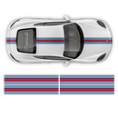 Martini Style Racing stripes set, for Cayman / Boxster
