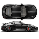 Martini Style THIN Racing stripes LOGO, for Porsche Carrera / Cayman / Boxster