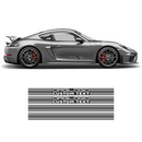 Martini Style THIN Racing stripes LOGO, for Porsche Carrera / Cayman / Boxster