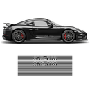 Martini Style THIN Racing stripes LOGO, for Porsche Carrera / Cayman / Boxster
