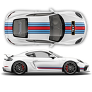 Martini Style Racing stripes, for Cayman / Boxster