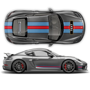 Martini Style Racing stripes, for Cayman / Boxster