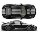 Martini Style Racing stripes, for Cayman / Boxster