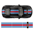 Martini Style Racing stripes, for Cayman / Boxster