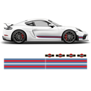 Martini Style Racing stripes, for Cayman / Boxster