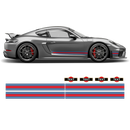 Martini Style Racing stripes, for Cayman / Boxster