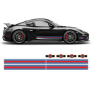 Martini Style Racing stripes, for Cayman / Boxster