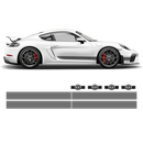 Martini Style Racing stripes, for Cayman / Boxster