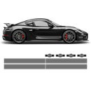 Martini Style Racing stripes, for Cayman / Boxster