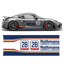 Rothmans Design Racing Stripes set, Cayman / Boxster
