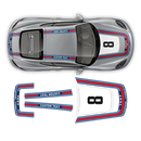 RETRO STYLE MARTINI RACING STRIPES SET, for CAYMAN 2005 - 2021