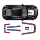 RETRO STYLE MARTINI RACING STRIPES SET, for CAYMAN 2005 - 2021