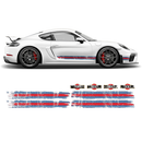 Scratched Martini Style Racing Stripes, for Cayman / BoxsterScratched Martini Style Racing Stripes, for Cayman / Boxster