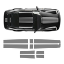 Exclusive Contoured Double Stripes Over The Top, for Classic Carrera