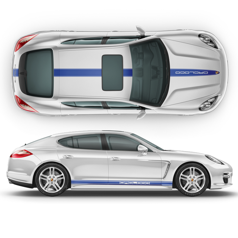 Racing Stripes set, for Porsche Panamera black