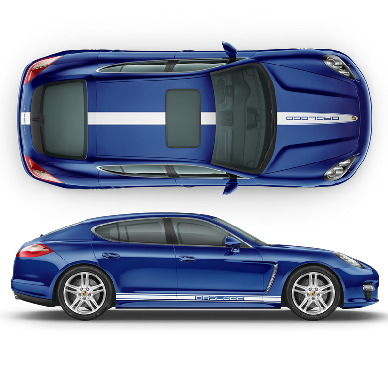 Racing Stripes set, for Porsche Panamera black