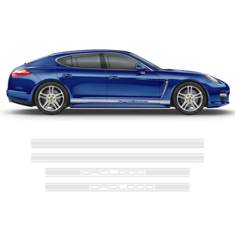 Racing Stripes set, for Porsche Panamera black