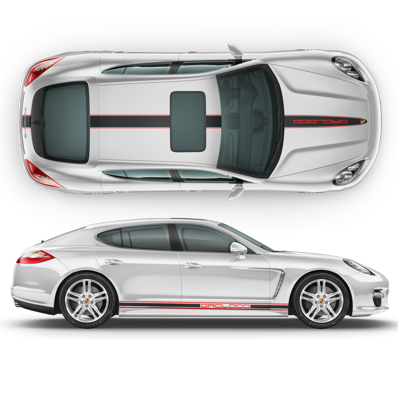 Racing Stripes set two colors, for Porsche Panamera