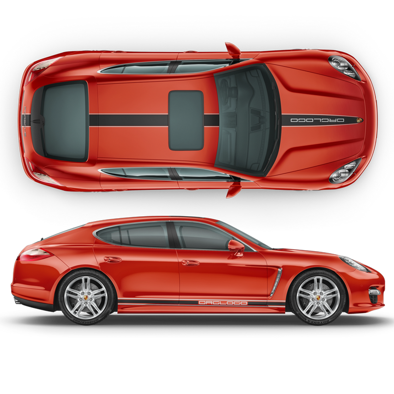 Racing Stripes set two colors, for Porsche Panamera