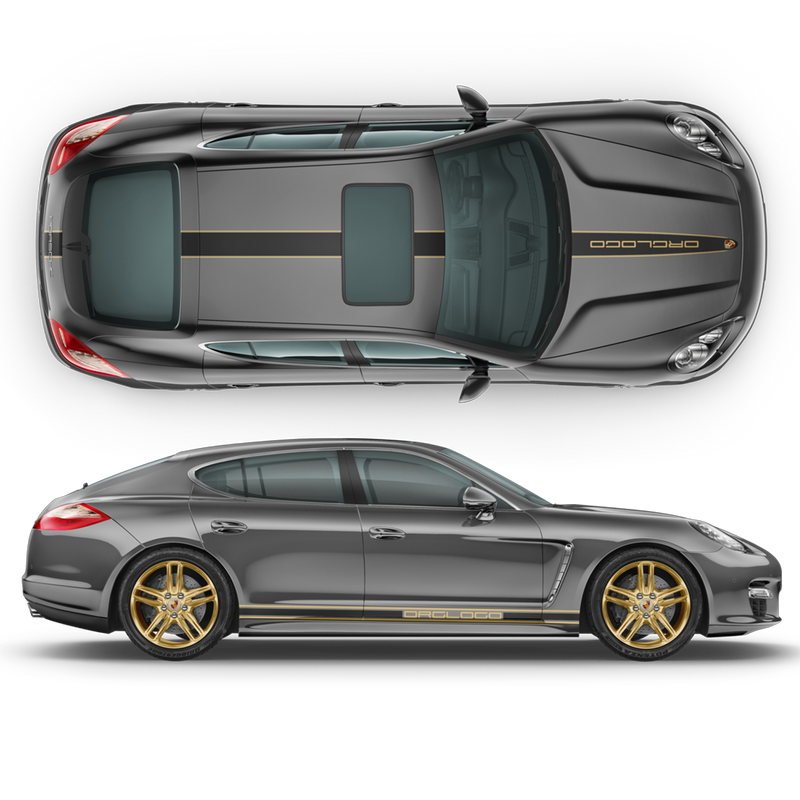 Racing Stripes set two colors, for Porsche Panamera