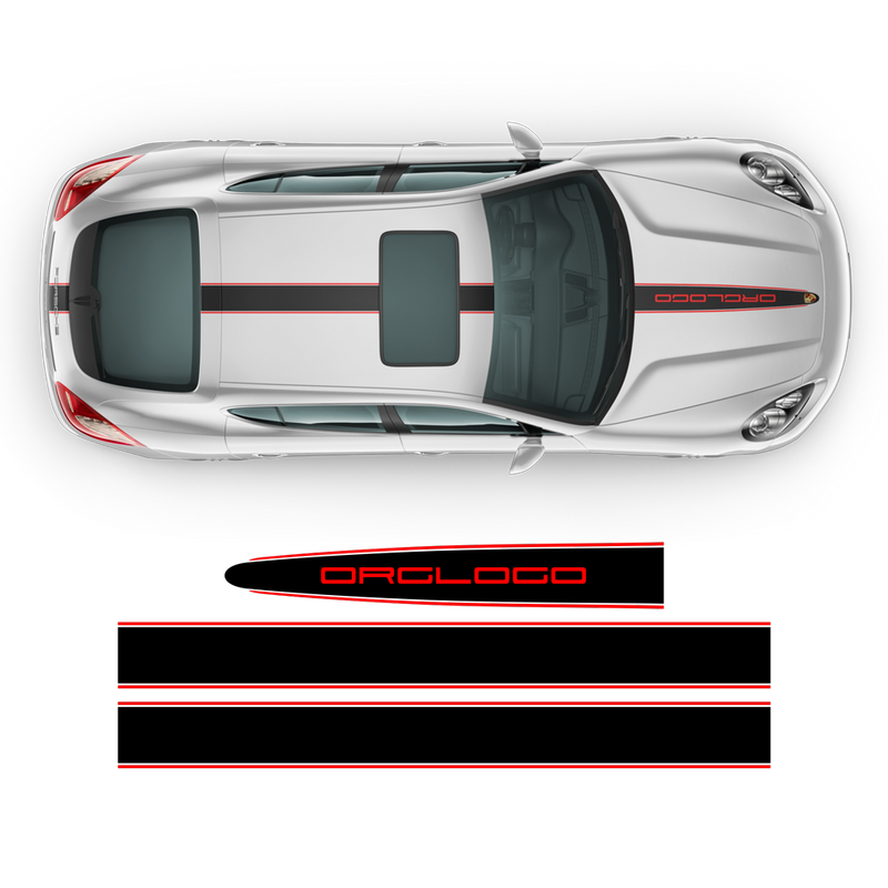 Racing Stripes set two colors, for Porsche Panamera