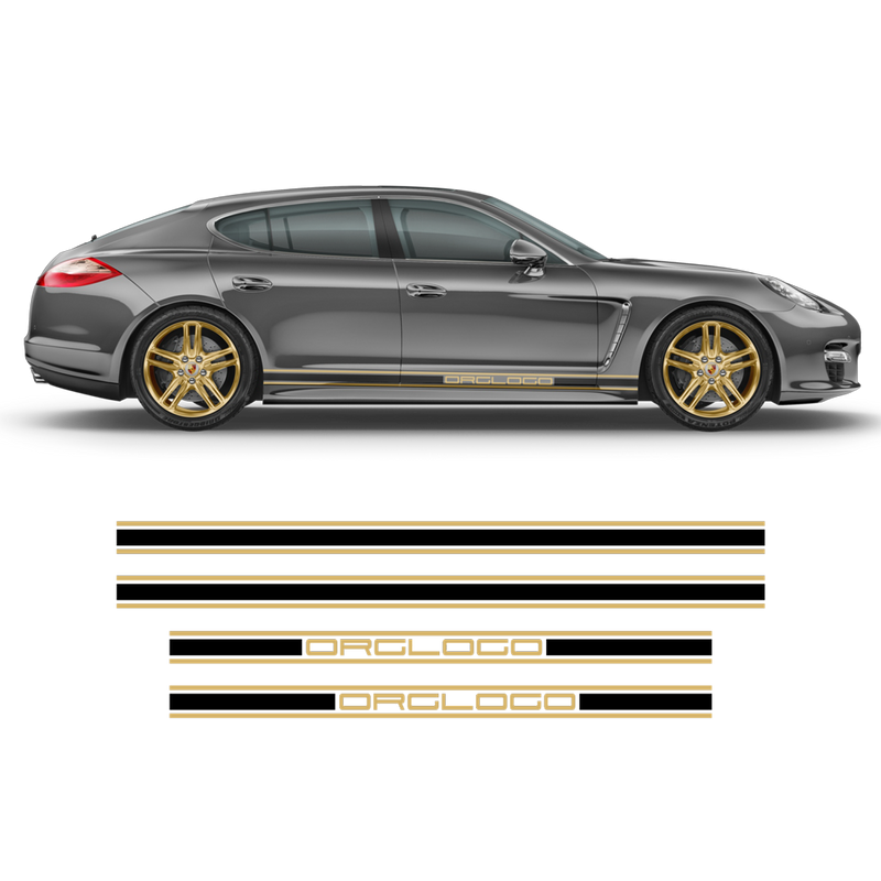 Racing Stripes set two colors, for Porsche Panamera