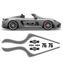 Curved Martini Side Stripes Graphic, for Cayman / Spyder