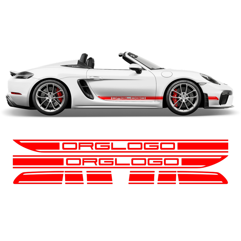 Racing Decals set in one color, for Spyder 2005 - 2020