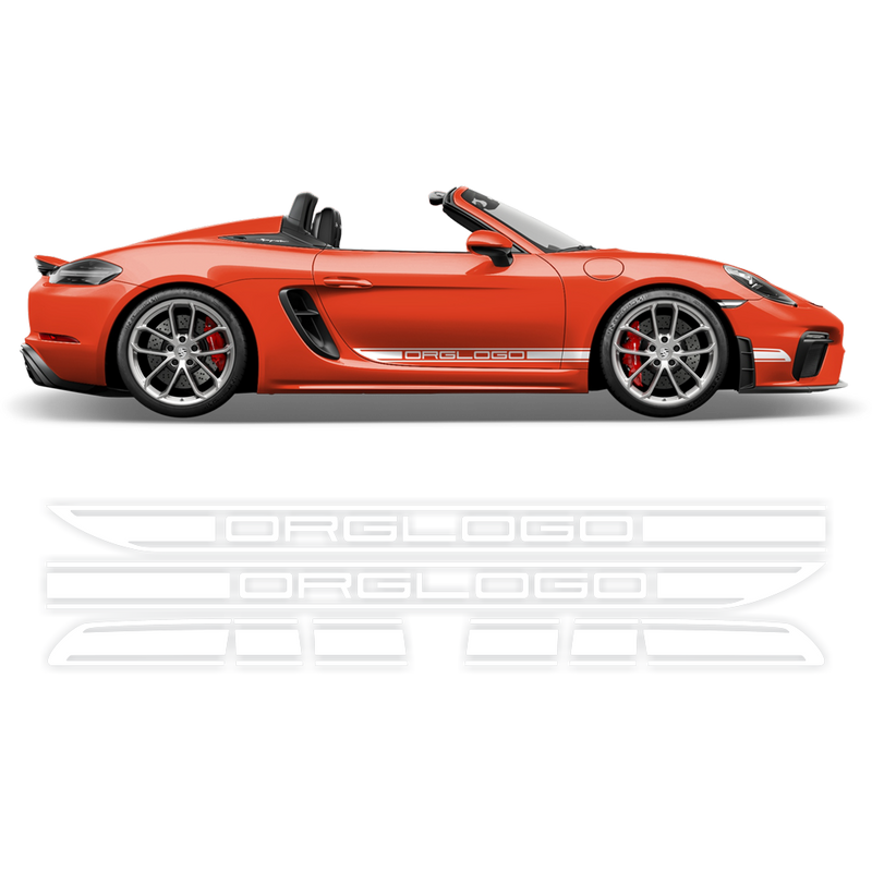 Racing Decals set in one color, for Spyder 2005 - 2020