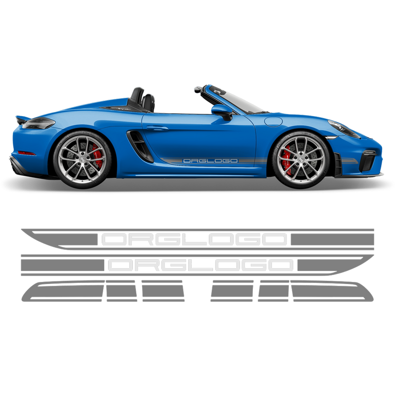 Racing Decals set in two colors, for Spyder 2005 - 2020