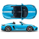 Scratched Racing Stripes set, for Spyder 2005 - 2020 black