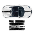 Scratched Racing Stripes set, for Spyder 2005 - 2020