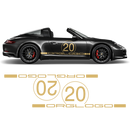 Heritage China Edition Graphic Decals Set, for Carrera / Carrera Turbo / Targa