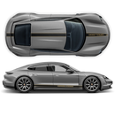 Racing stripes set in two colors, for Porsche Taycan