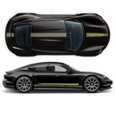 Racing stripes set in two colors, for Porsche Taycan