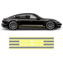 Racing stripes set in two colors, for Porsche Taycan