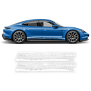 Scratched Racing stripes set, for Porsche Taycan