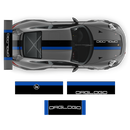 Stripes Over The Top, for Porsche Carrera / Cayman / Boxster