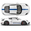 Contoured Racing Decals set in one color, for Cayman / Boxster 2005 - 2020