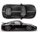 Contoured Racing Decals set in one color, for Cayman / Boxster 2005 - 2020