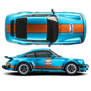 19' GULF Le Mans RACING STRIPES, for Carrera 930 / 964
