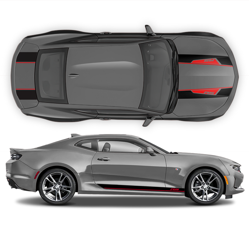 Sema Edition Racing Stripes Set in Two Colors for Camaro 2016 - 2018
