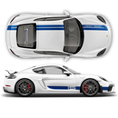 Sport Cup Edition Racing Stripes Set for Cayman / Boxster 2005 - 2020 black